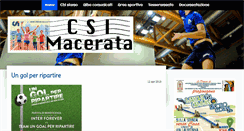 Desktop Screenshot of csimacerata.net
