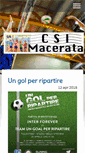 Mobile Screenshot of csimacerata.net
